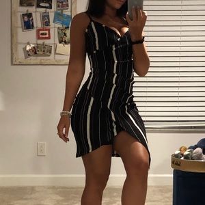 Striped BodyCon Dress